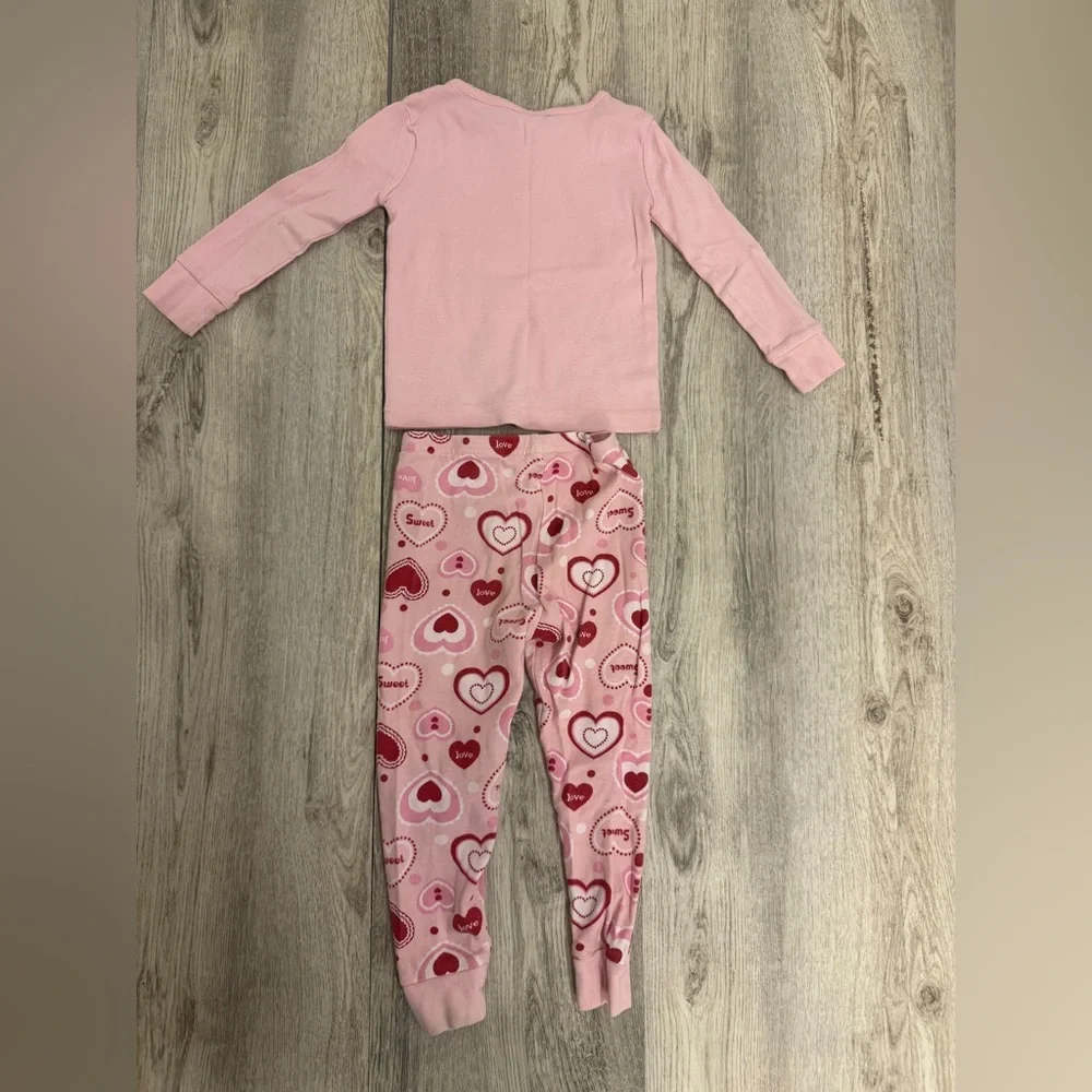 Gymboree Pink Heart Valentine’s  Pajama Set